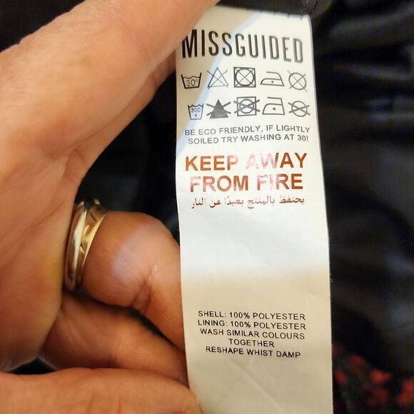 Missguided rose sheer dress size 8 - Picture 10 of 10